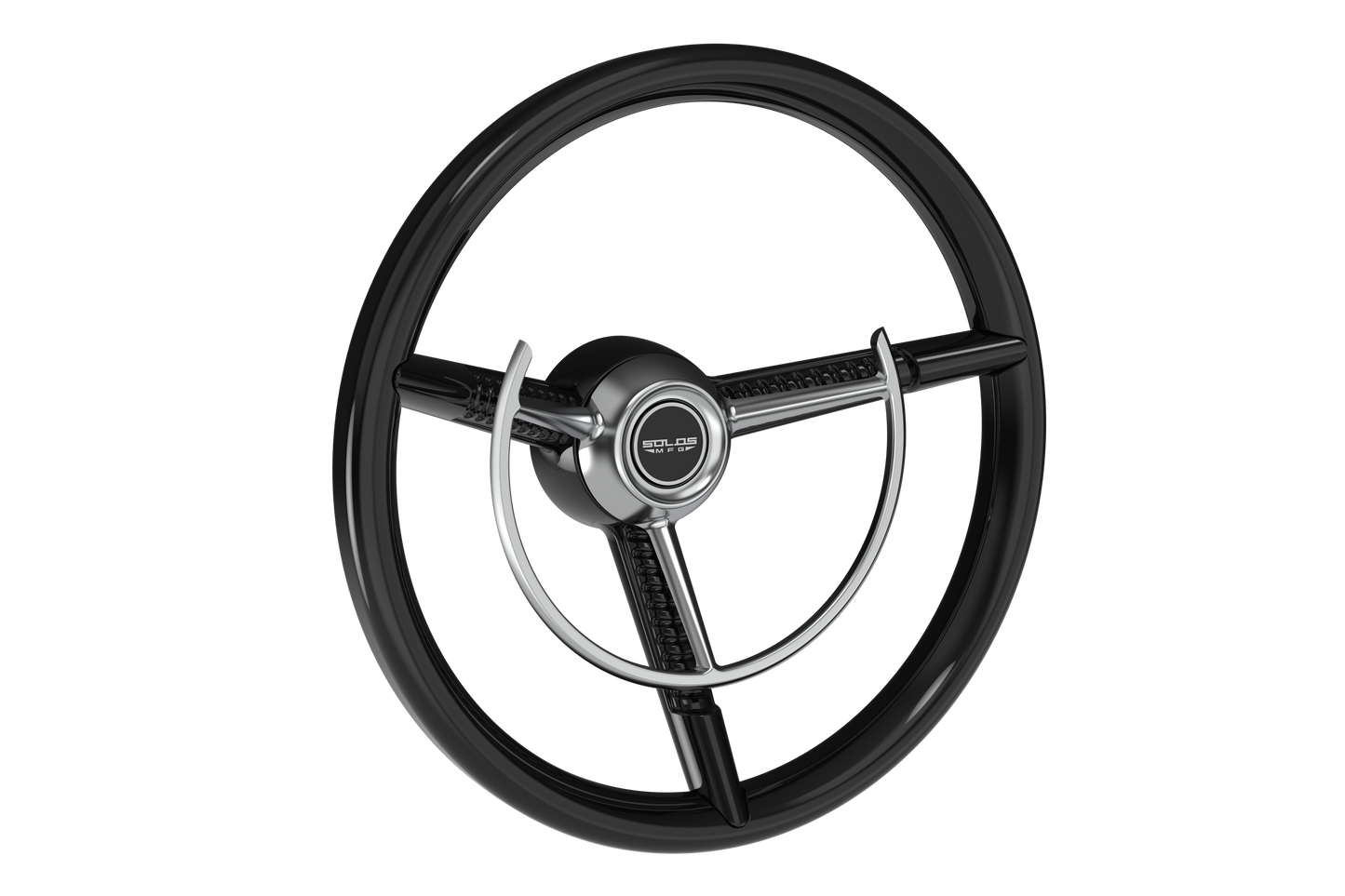 Solos MFG 15” Billet 3-Bar Steering Wheel