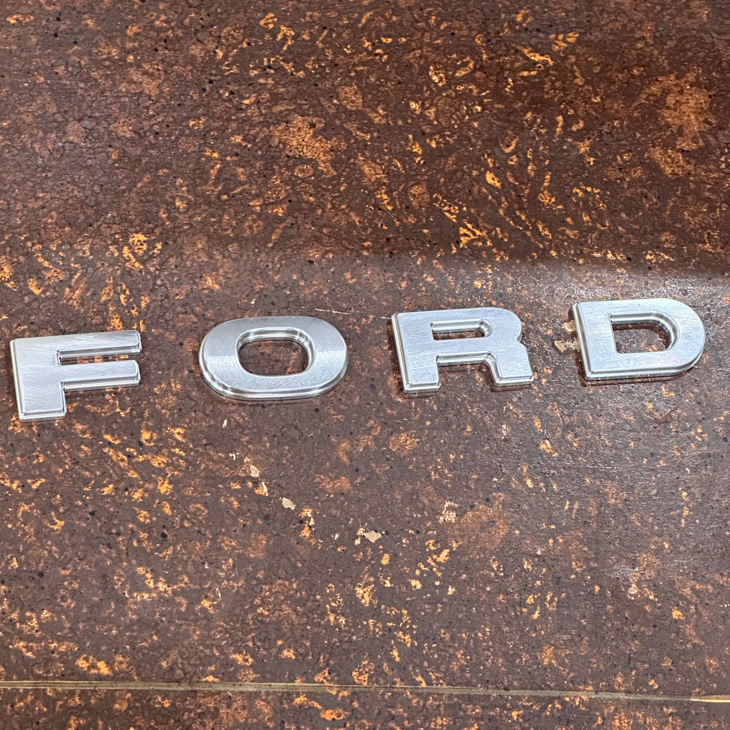 1978/79 F O R D Billet Hood Emblem Letter Set