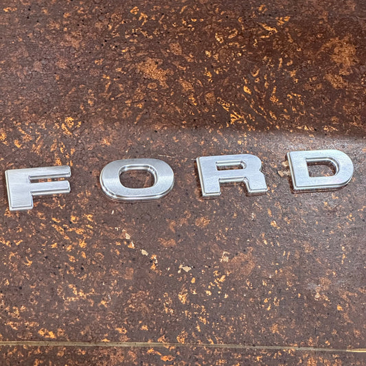 1978/79 F O R D Billet Hood Emblem Letter Set