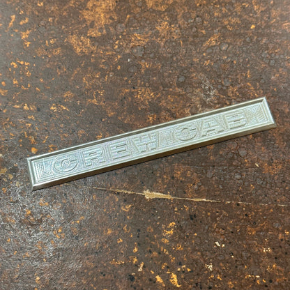 1967/72 Crew Cab Billet Emblem