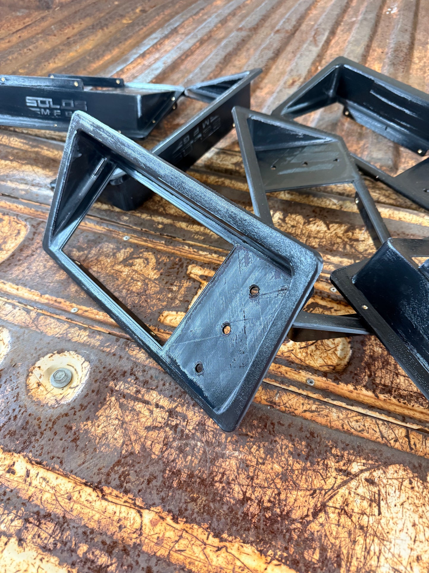 3D Printed Double Din Radio Bezel - 1968-72 F-Series